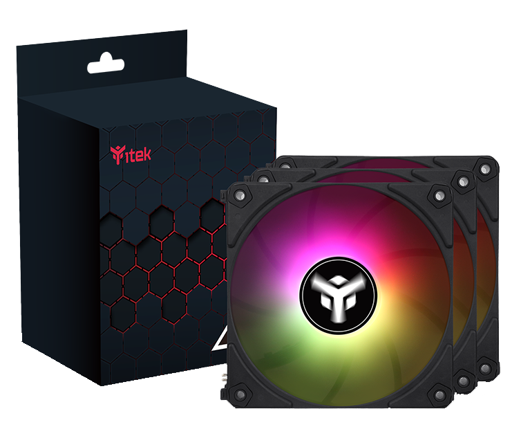 Kit 3x Ventola per case UW12 Black