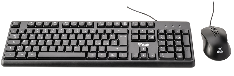 ITKMDECC01 c tastiera e mouse itek